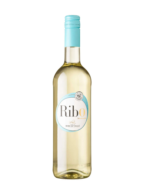 Vin blanc d'Alsace Ribo sans alcool 0,5% Sanzalc, cave sans alcool pour adultes décomplexés