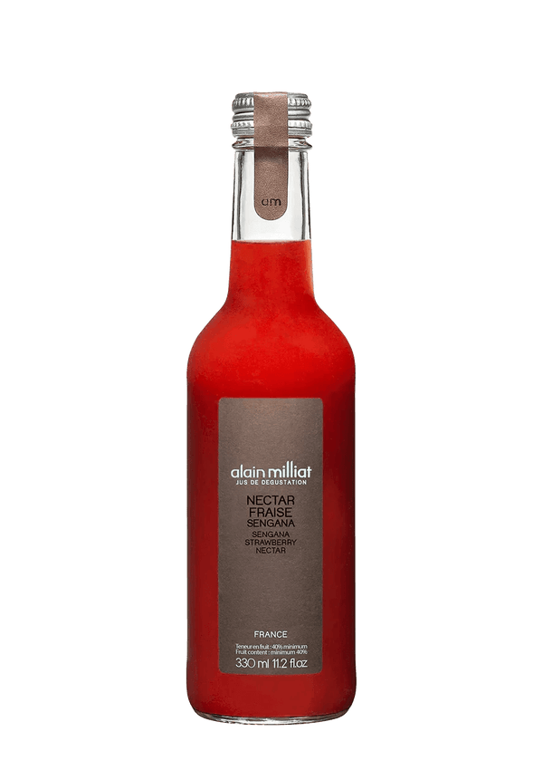 Alain Milliat Nectar de Fraise Sengana 33cl - Sanzalc, cave sans alcool pour adultes décomplexés