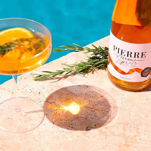 Apéritif sans alcool Pierre Zéro Spritz - Sanzalc, cave sans alcool pour adultes décomplexés