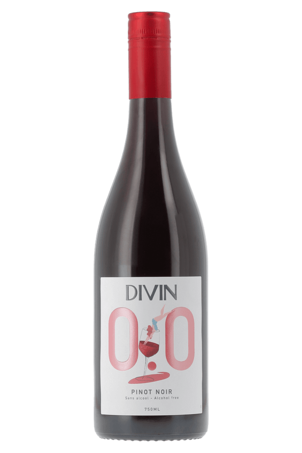 Divine red pinot black wine without alcohol 0.0%