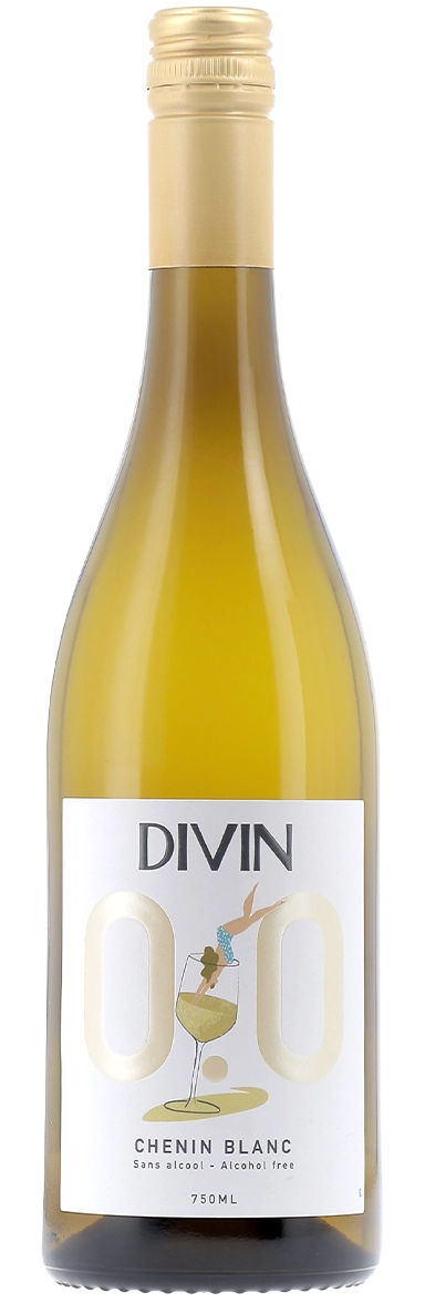 Divine white wine without alcohol 0.0%