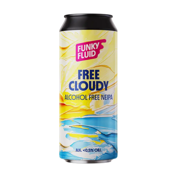 Bière Funky Fluid Free Cloudy sans alcool 0,5%