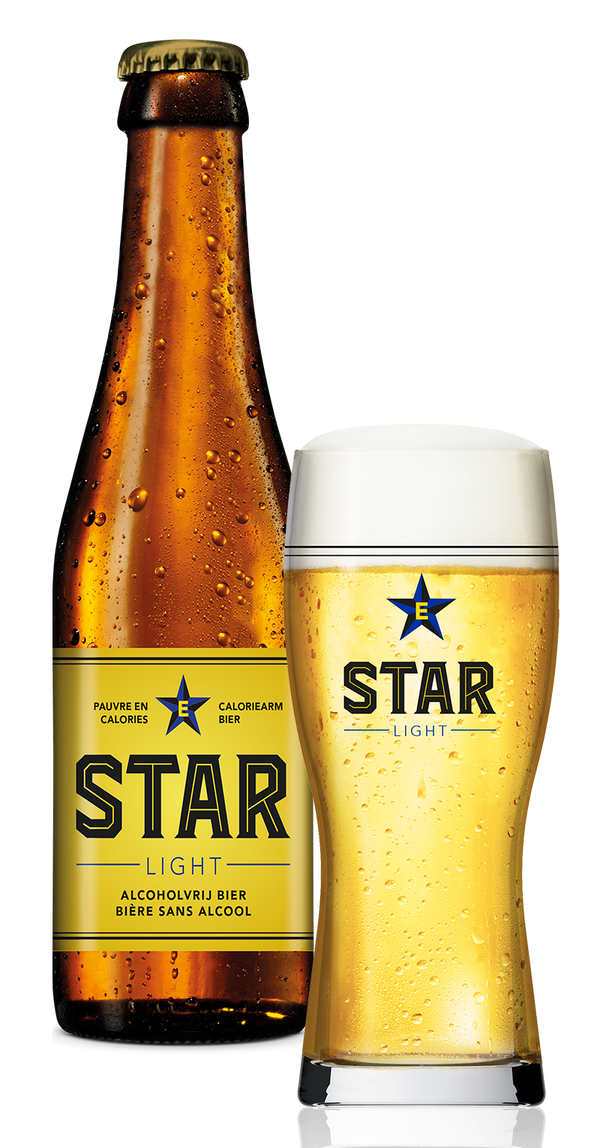 Cerveza de luz estrella 0.4% libre de alcohol