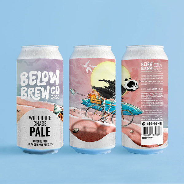 Bière Below Brew - Wild Juice Chase sans alcool 0.5%