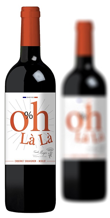 Vin rouge Oh Là Là sans alcool 0,0%