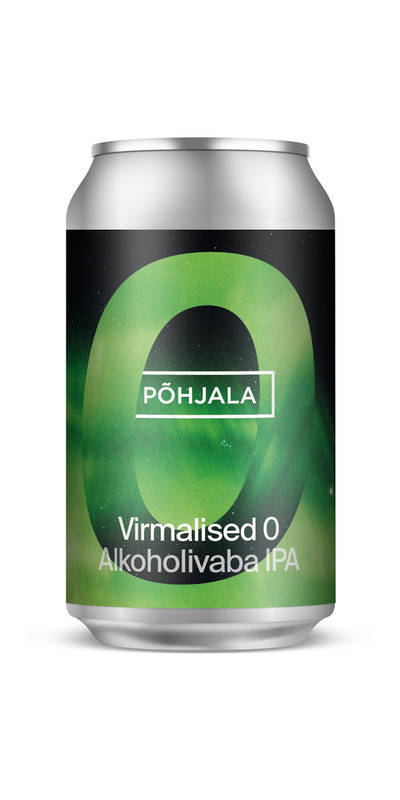 Bière Põhjala Virmalised 0 IPA sans alcool 0.5%