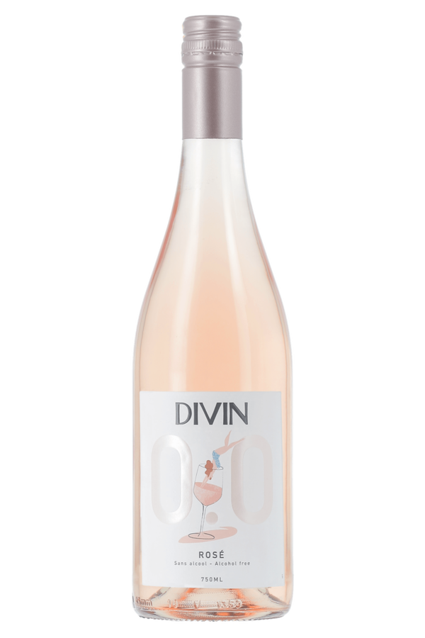 Divine rosé wine without alcohol 0.0%