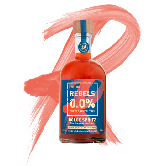 Rebels 0.0% Dolce Spritz Alternative sans alcool 0,0% Sanzalc, cave sans alcool pour adultes décomplexés