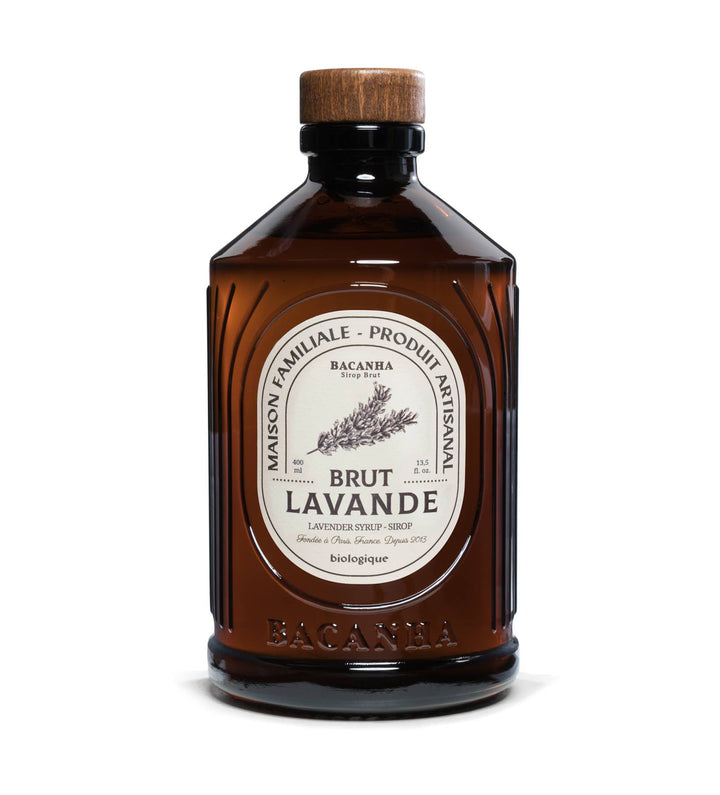 Sirop de Lavande Brut Biologique - Bacanha Sanzalc, cave sans alcool pour adultes décomplexés